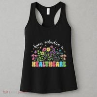 Harm Reduction Is Healthcare Overdose Awareness Day Groovy Women's Tank Top thumb 3
