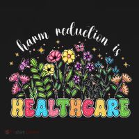 Harm Reduction Is Healthcare Overdose Awareness Day Groovy Women's Long Sleeve Shirt thumb 2