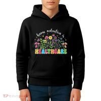 Harm Reduction Is Healthcare Overdose Awareness Day Groovy Kids Hoodie thumb 4