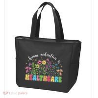 Harm Reduction Is Healthcare Overdose Awareness Day Groovy Tote Bag thumb 3