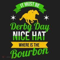 Horse Racing It Must Be Derby Day Beanie thumb 2