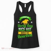 Horse Racing It Must Be Derby Day Women's Tank Top thumb 0