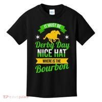 Horse Racing It Must Be Derby Day Kids T-Shirt thumb 0