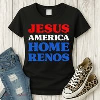 Home Renos I Love Home Renos Jesus And Home Renos Women's T-Shirt thumb 3