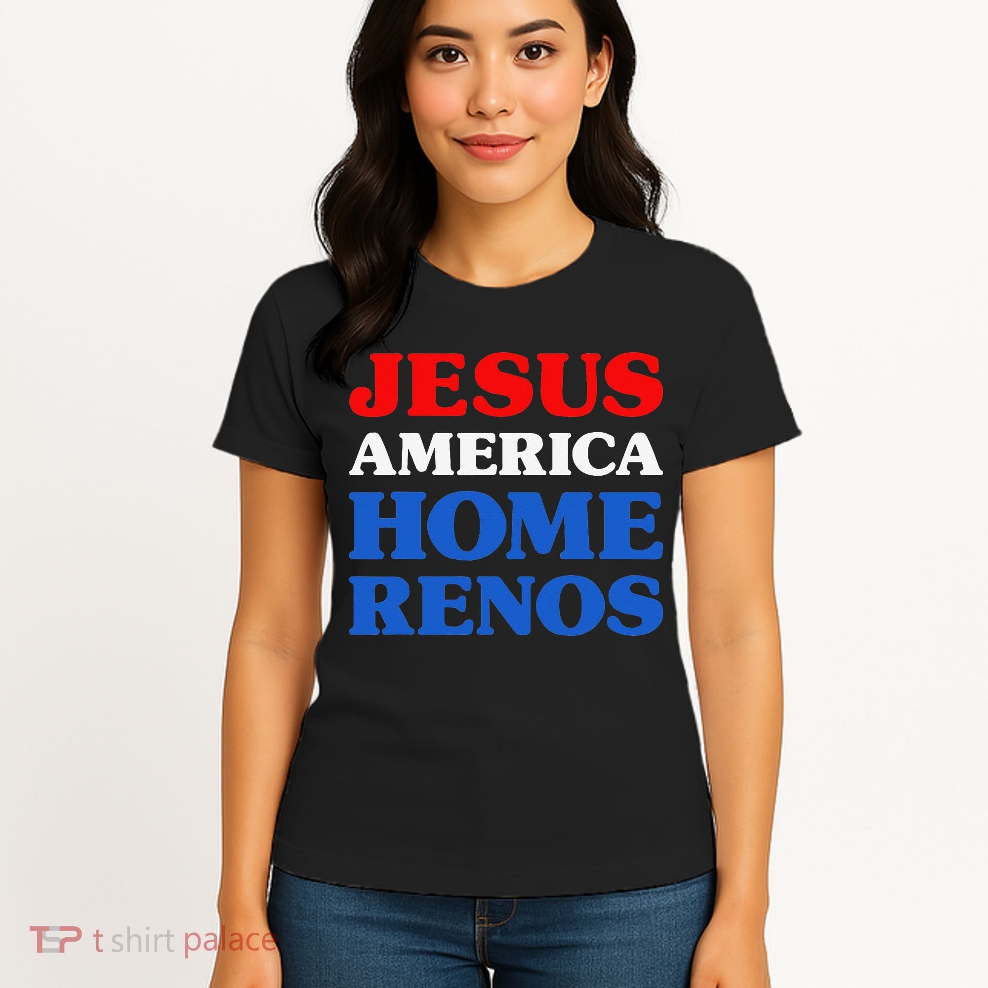 Home Renos I Love Home Renos Jesus And Home Renos Women's T-Shirt