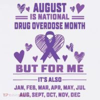 Heart Ribbon June Is National Drug Overdose Awareness Women's Hoodie thumb 2