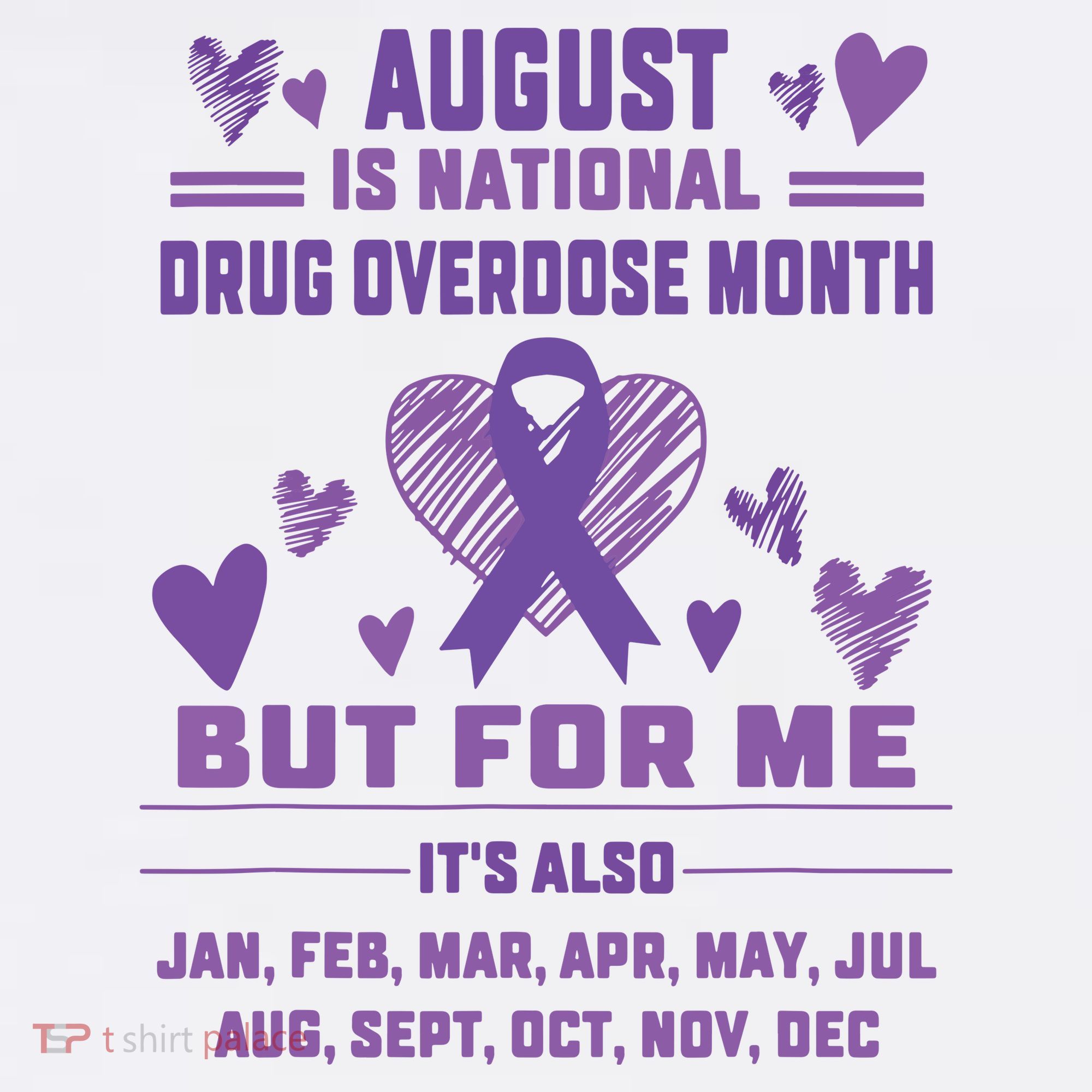 Heart Ribbon June Is National Drug Overdose Awareness Women's Hoodie