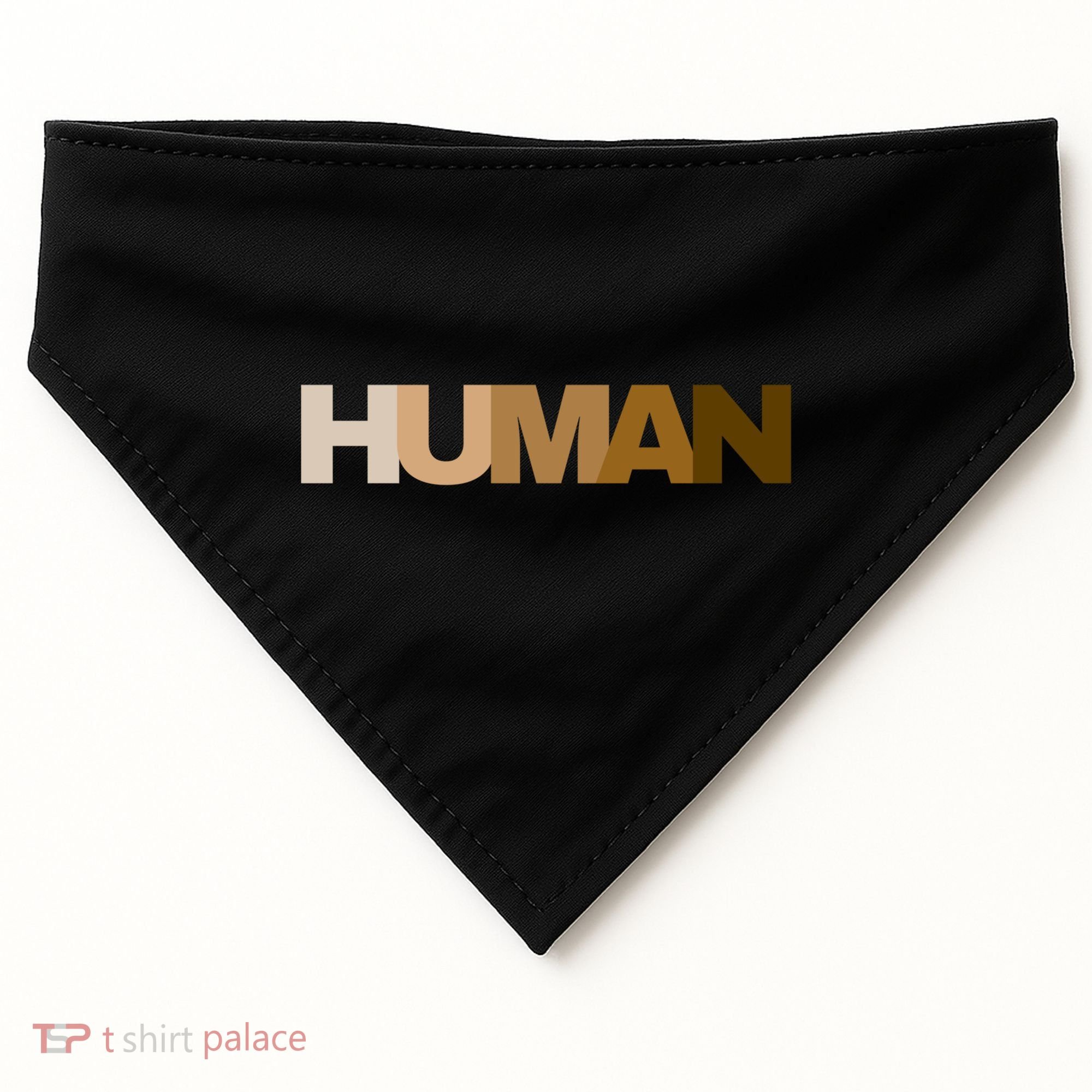 Human Rights Kindness Peace Equality Inclusion Melanin Love Gift USA-Made Doggie Bandana