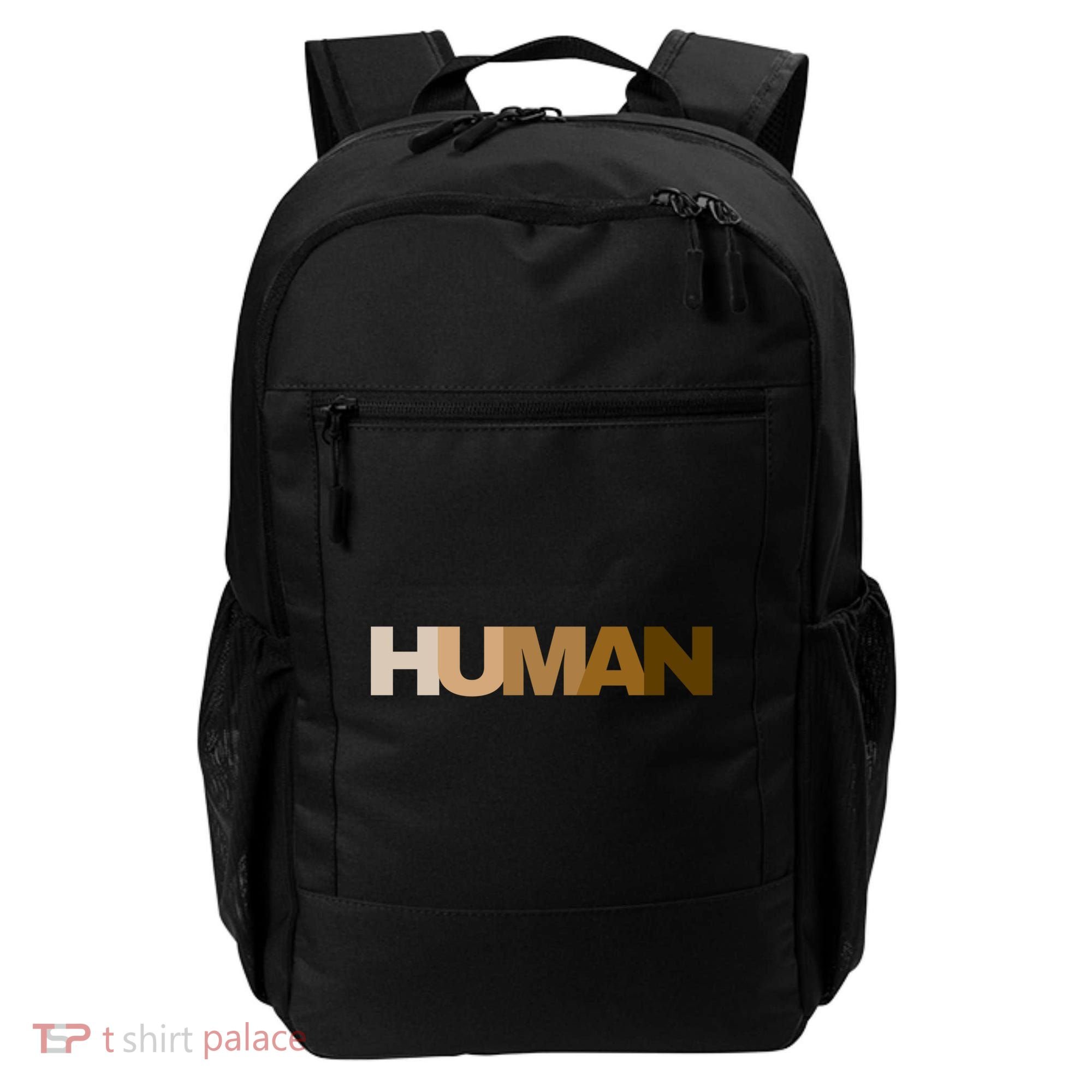 Human Rights Kindness Peace Equality Inclusion Melanin Love Gift Backpack