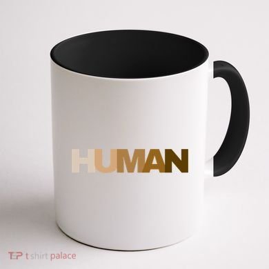 Human Rights Kindness Peace Equality Inclusion Melanin Love Gift Coffee Mug back
