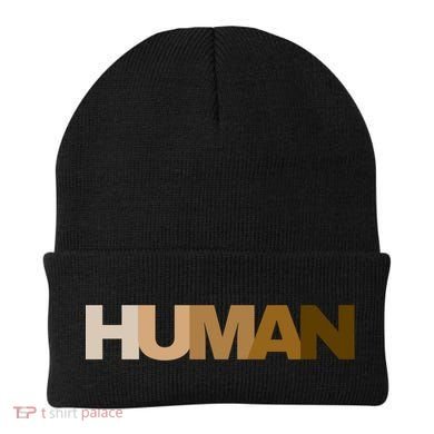 Human Rights Kindness Peace Equality Inclusion Melanin Love Gift Beanie