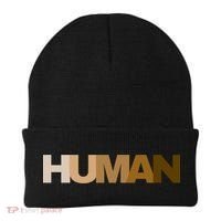 Human Rights Kindness Peace Equality Inclusion Melanin Love Gift Beanie thumb 0