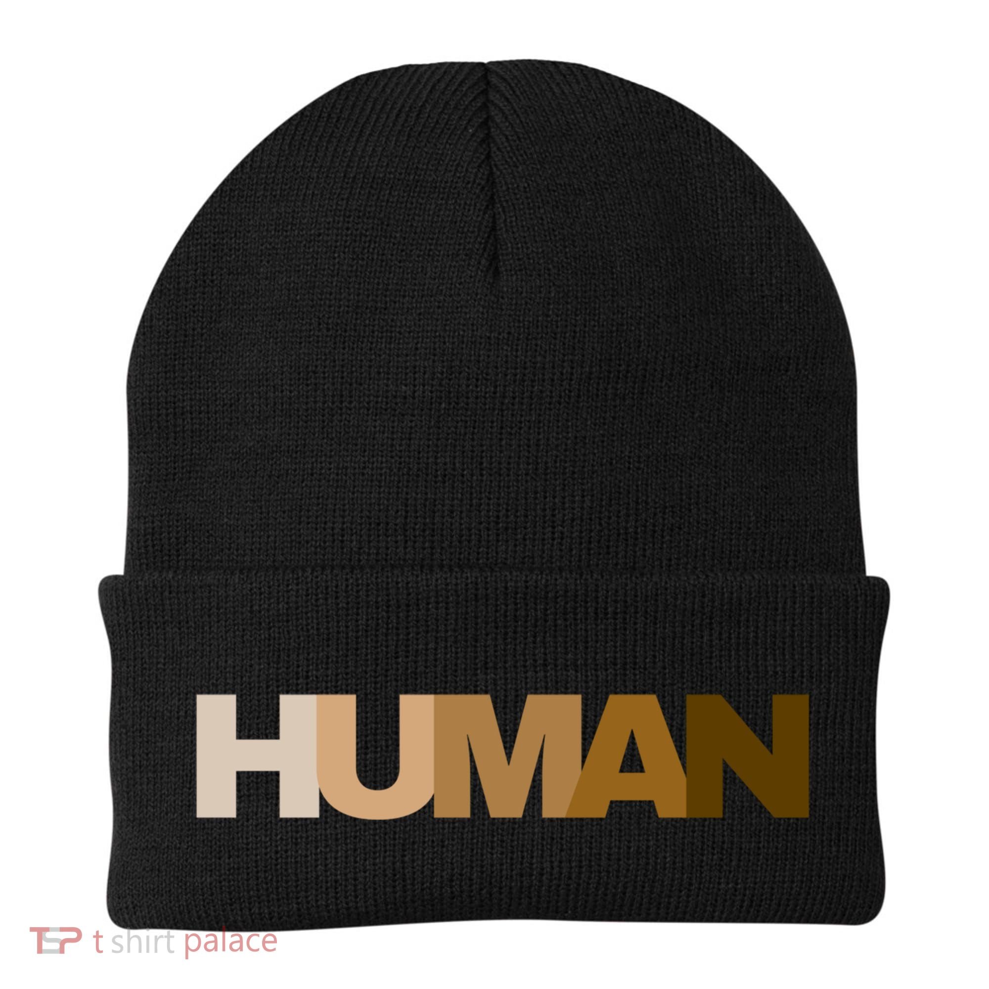 Human Rights Kindness Peace Equality Inclusion Melanin Love Gift Beanie