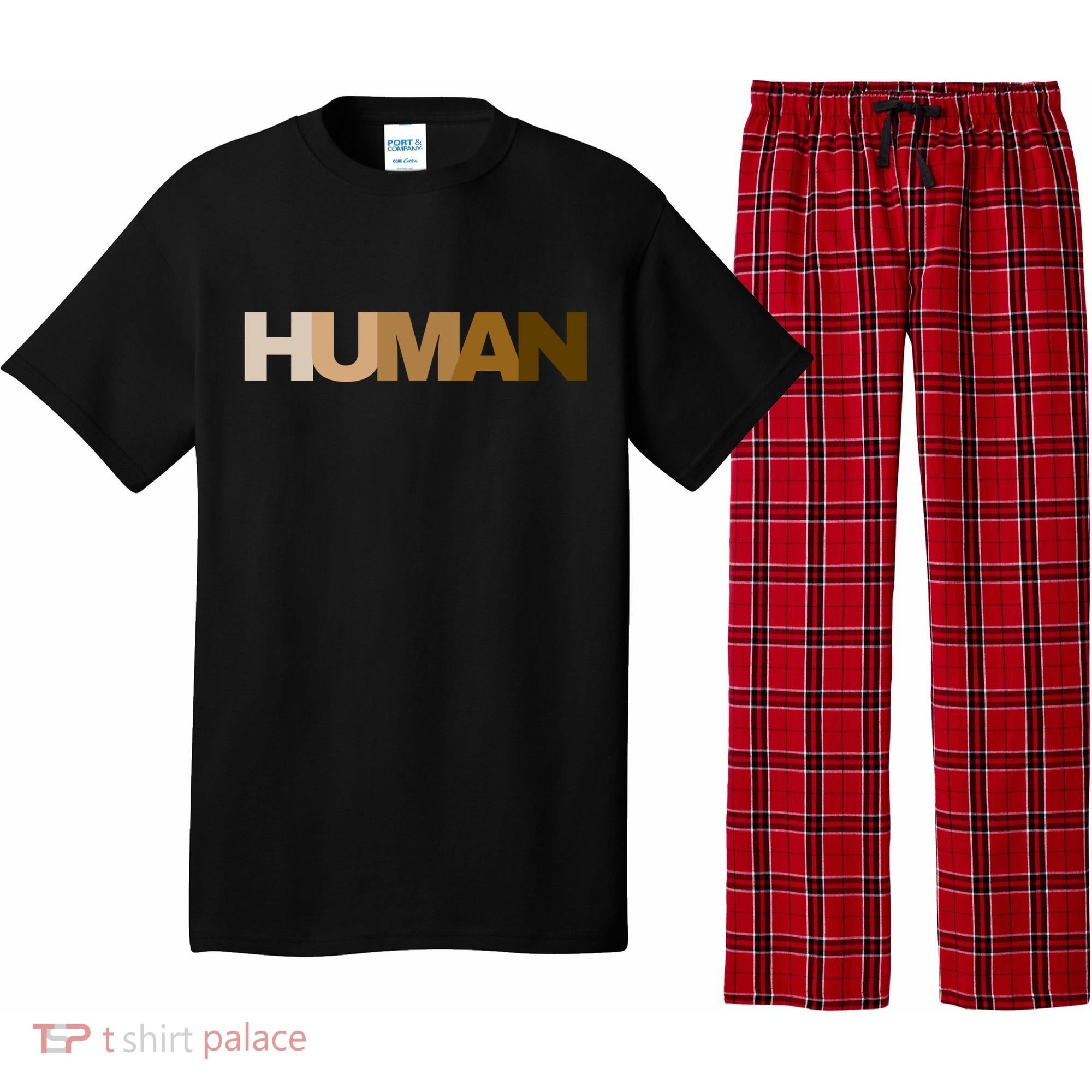 Human Rights Kindness Peace Equality Inclusion Melanin Love Gift Pajama Set