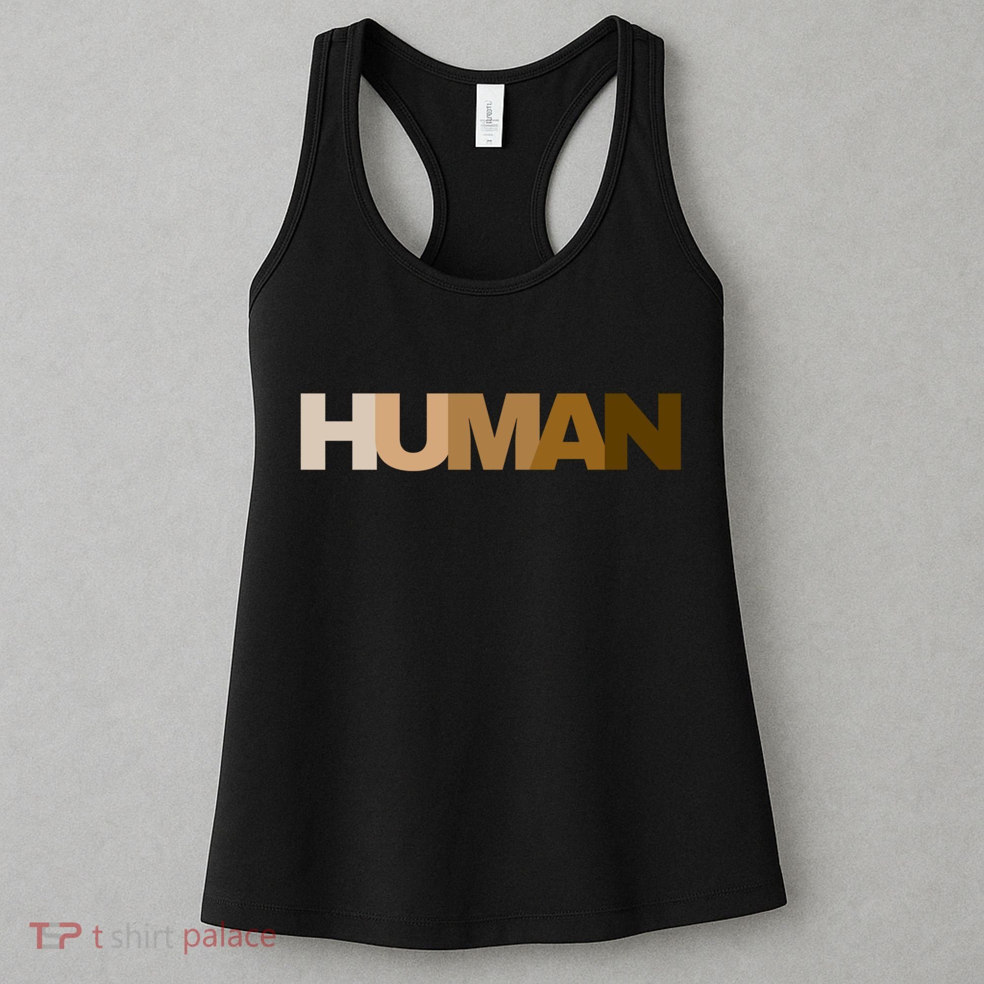 Human Rights Kindness Peace Equality Inclusion Melanin Love Gift Women's Tank Top