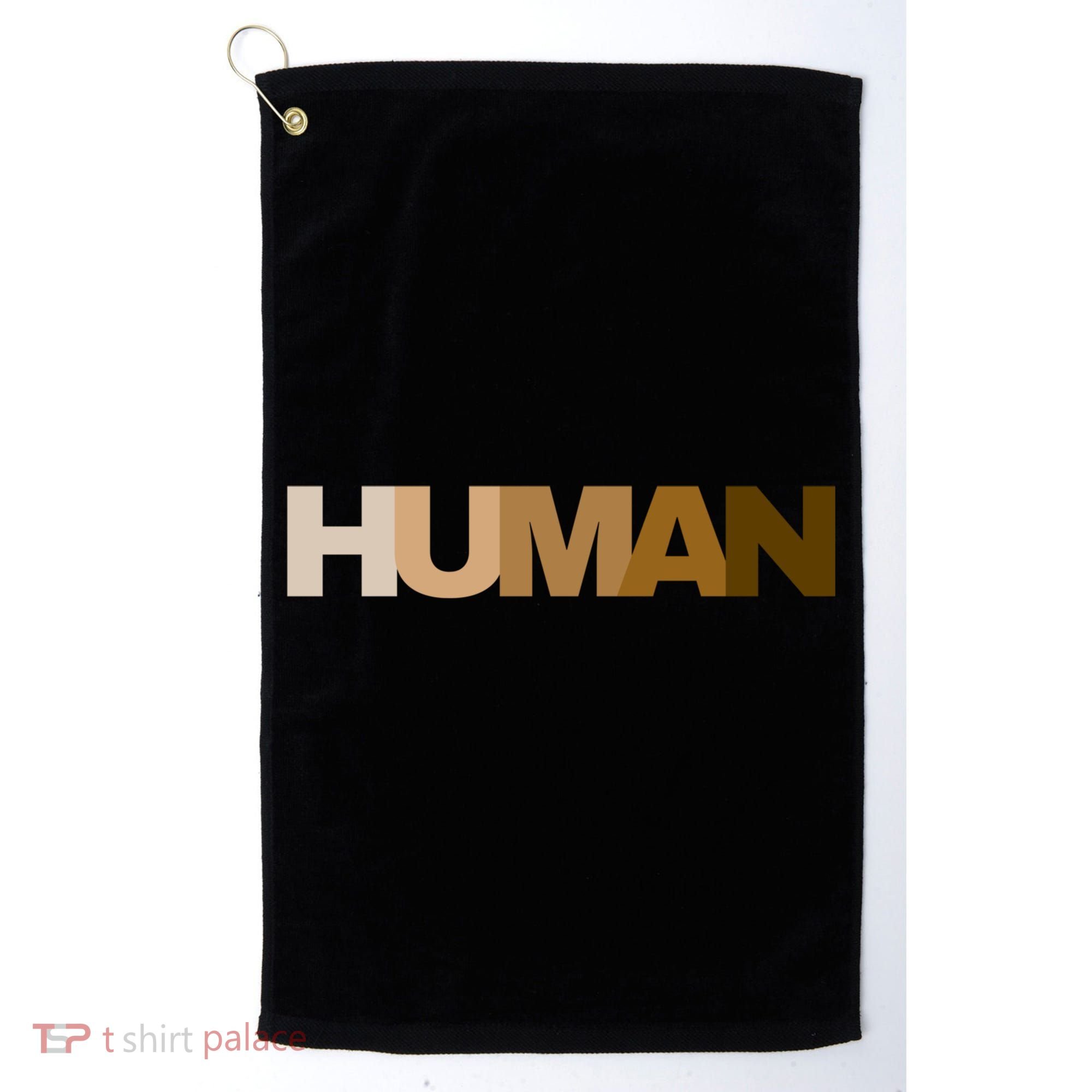 Human Rights Kindness Peace Equality Inclusion Melanin Love Gift Golf Towel