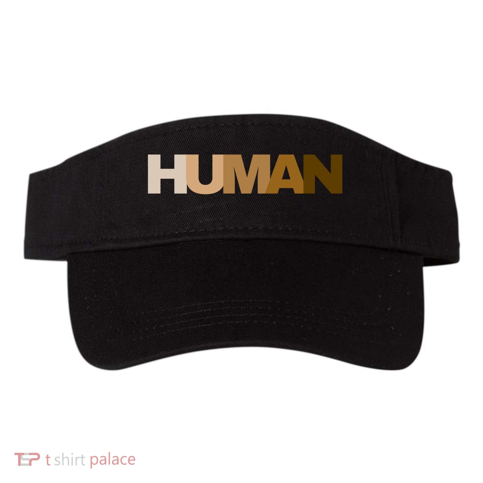 Human Rights Kindness Peace Equality Inclusion Melanin Love Gift Visor