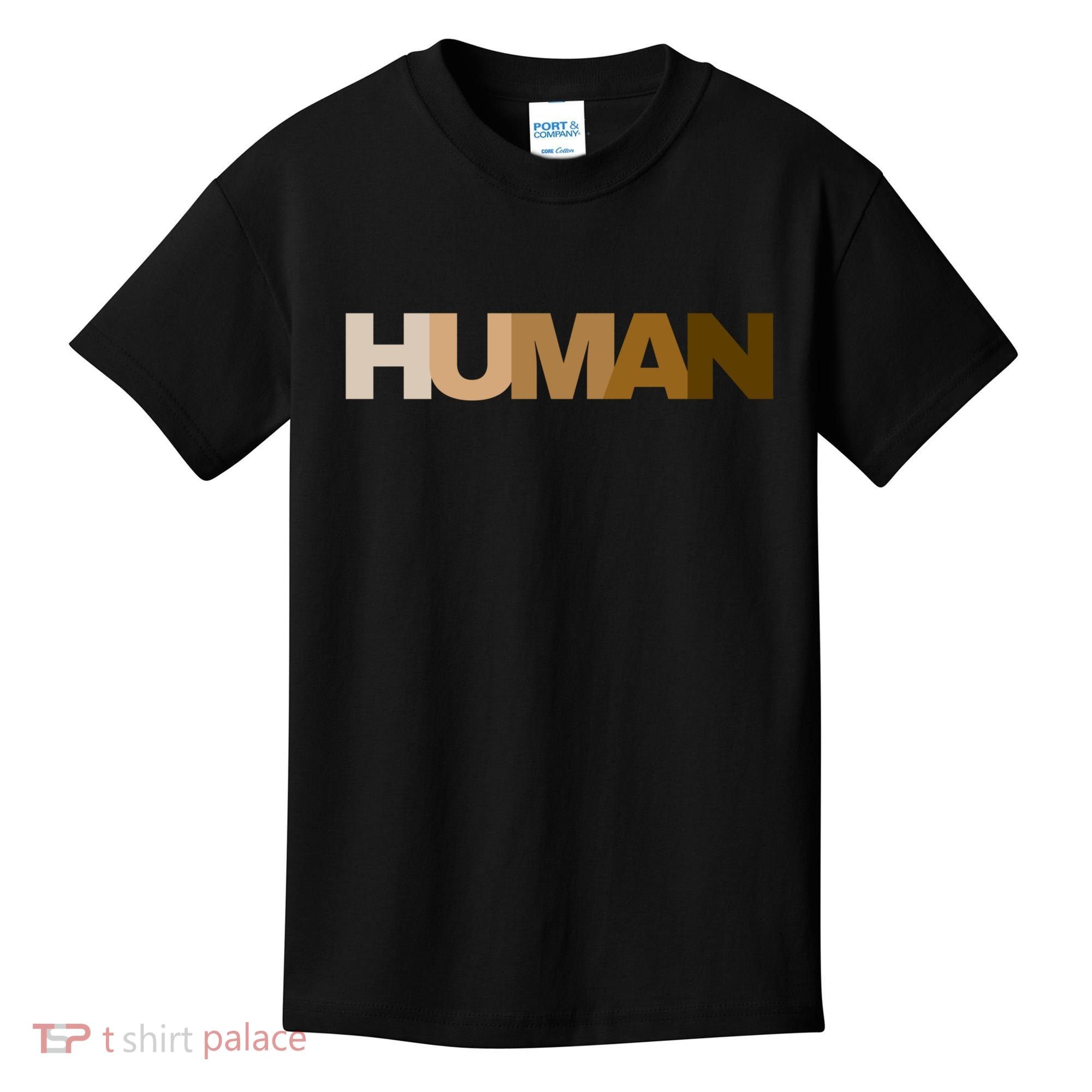 Human Rights Kindness Peace Equality Inclusion Melanin Love Gift Kids T-Shirt