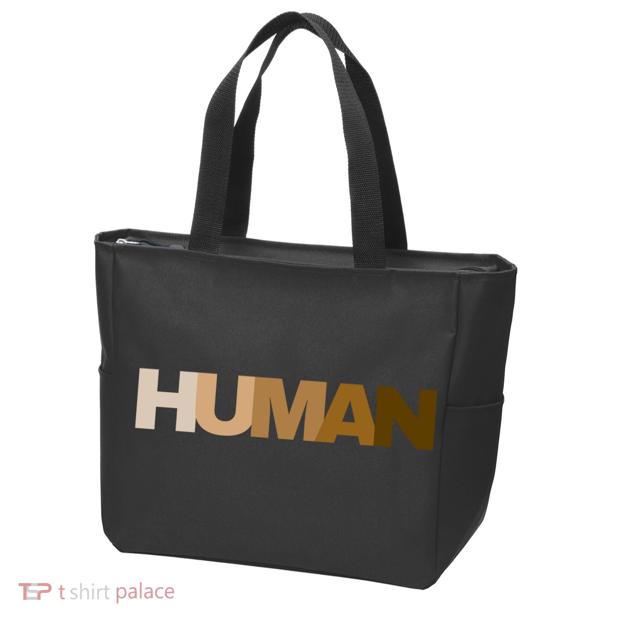 Human Rights Kindness Peace Equality Inclusion Melanin Love Gift Tote Bag