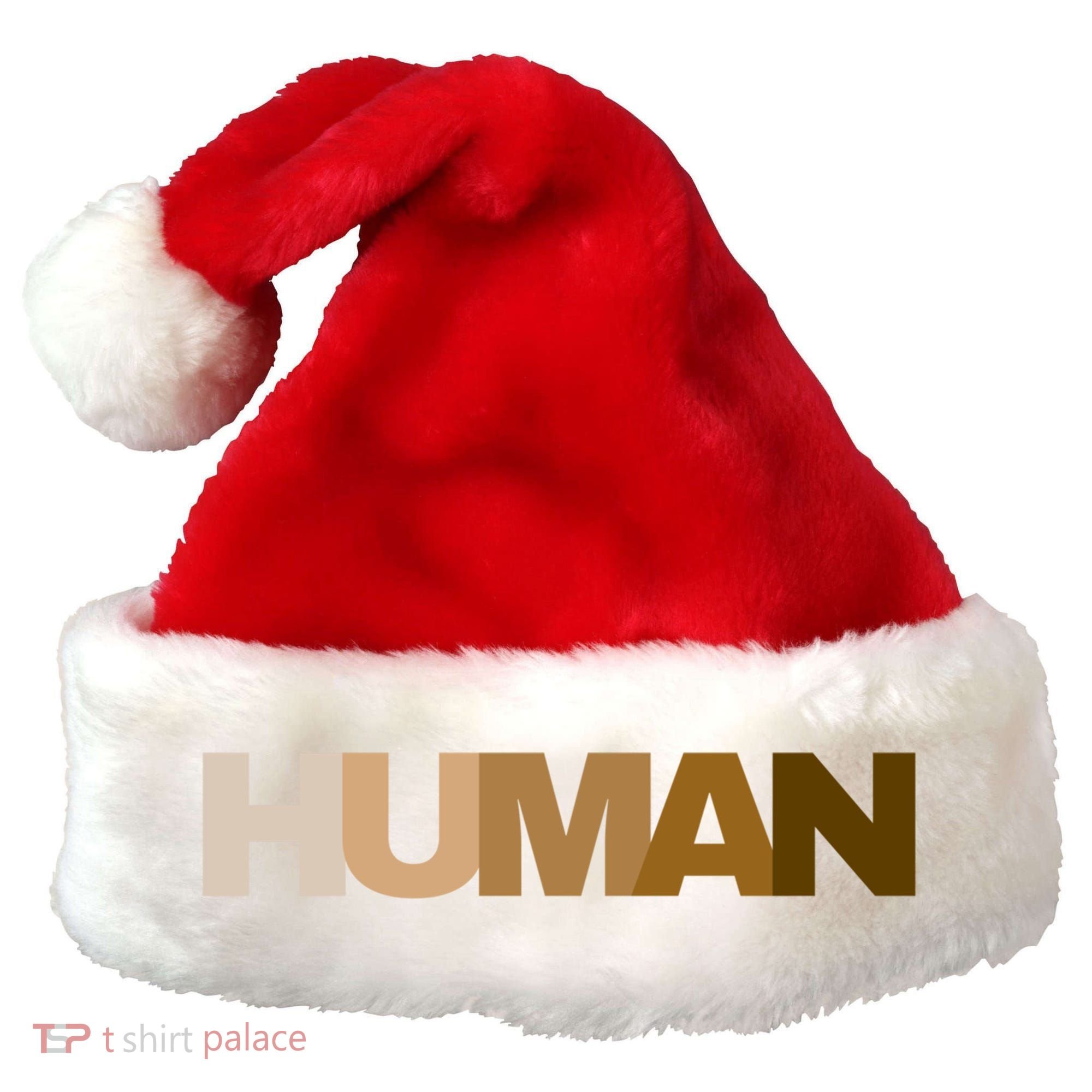 Human Rights Kindness Peace Equality Inclusion Melanin Love Gift Santa Hat