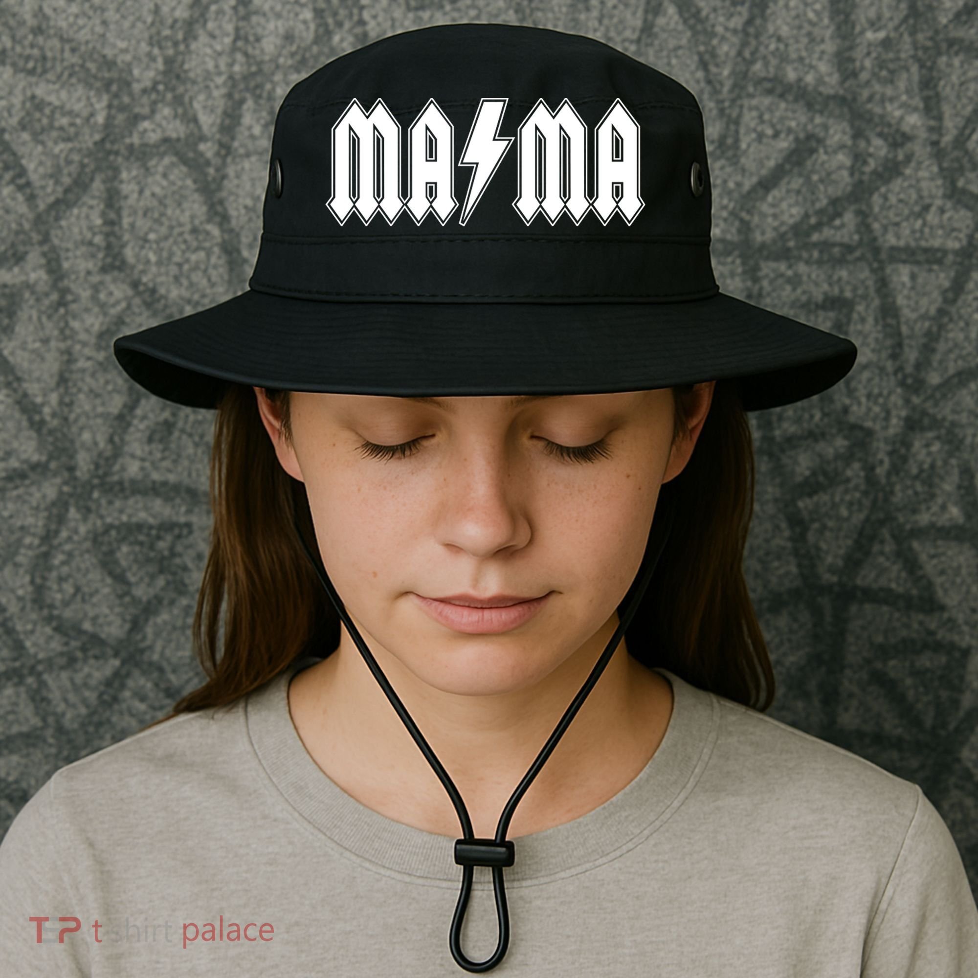 Hard Rock Mama Lightning Bolt Bucket Hat