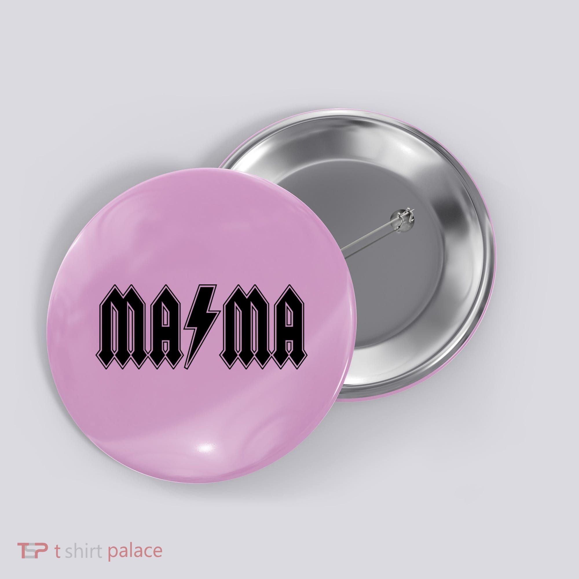 Hard Rock Mama Lightning Bolt Button