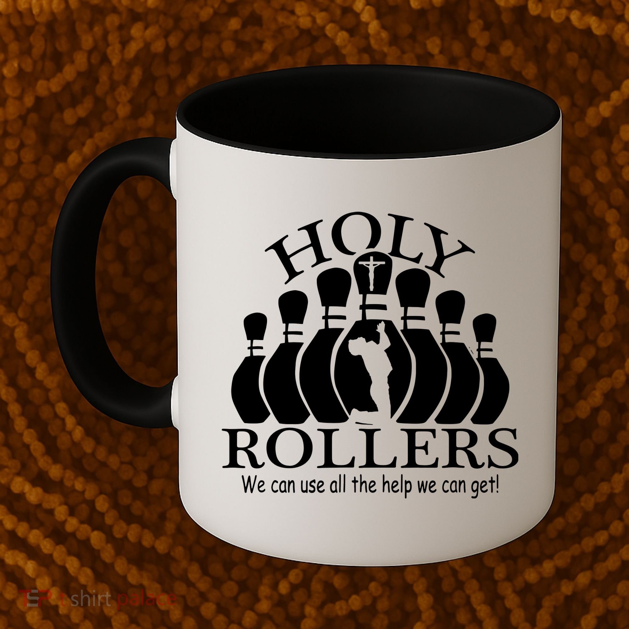 Holy Rollers Matching Bowling Team Coffee Mug