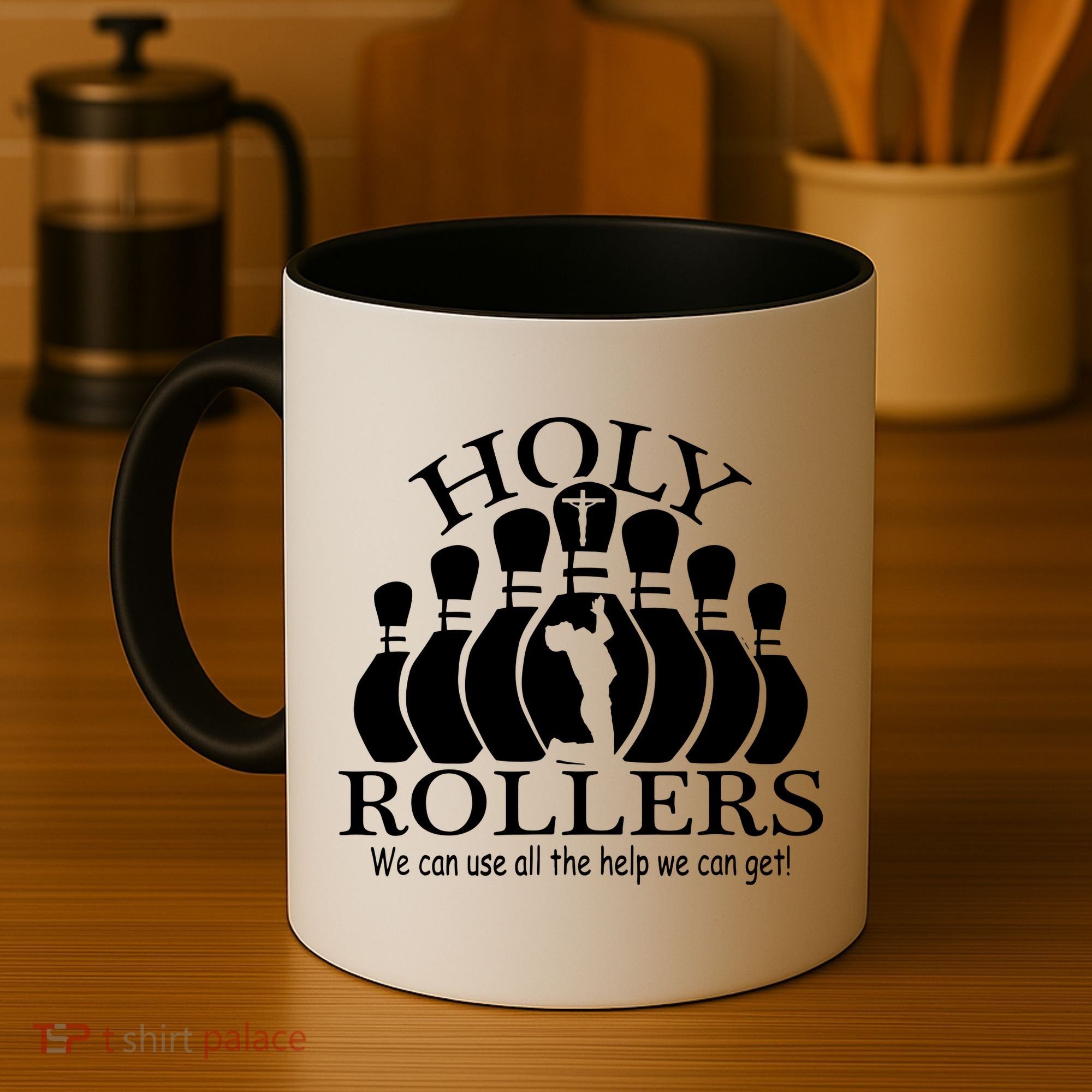 Holy Rollers Matching Bowling Team Coffee Mug