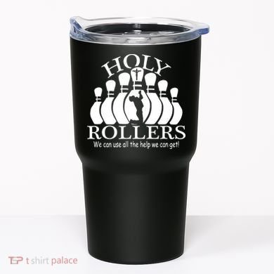 Holy Rollers Matching Bowling Team Tumbler