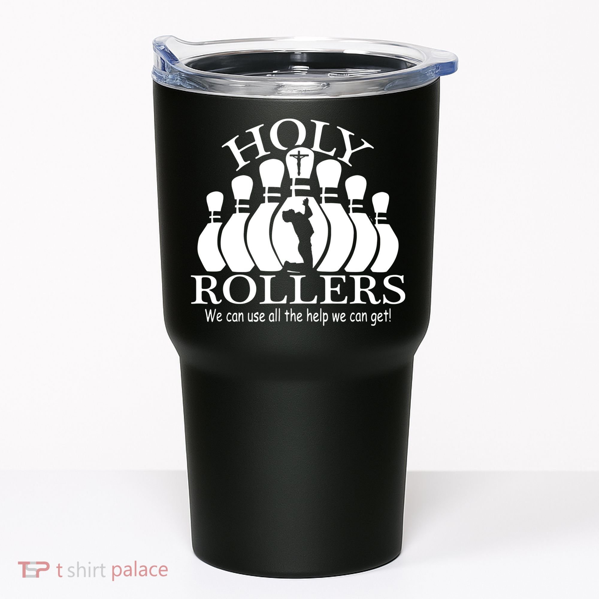 Holy Rollers Matching Bowling Team Tumbler