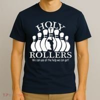 Holy Rollers Matching Bowling Team T-Shirt thumb 3