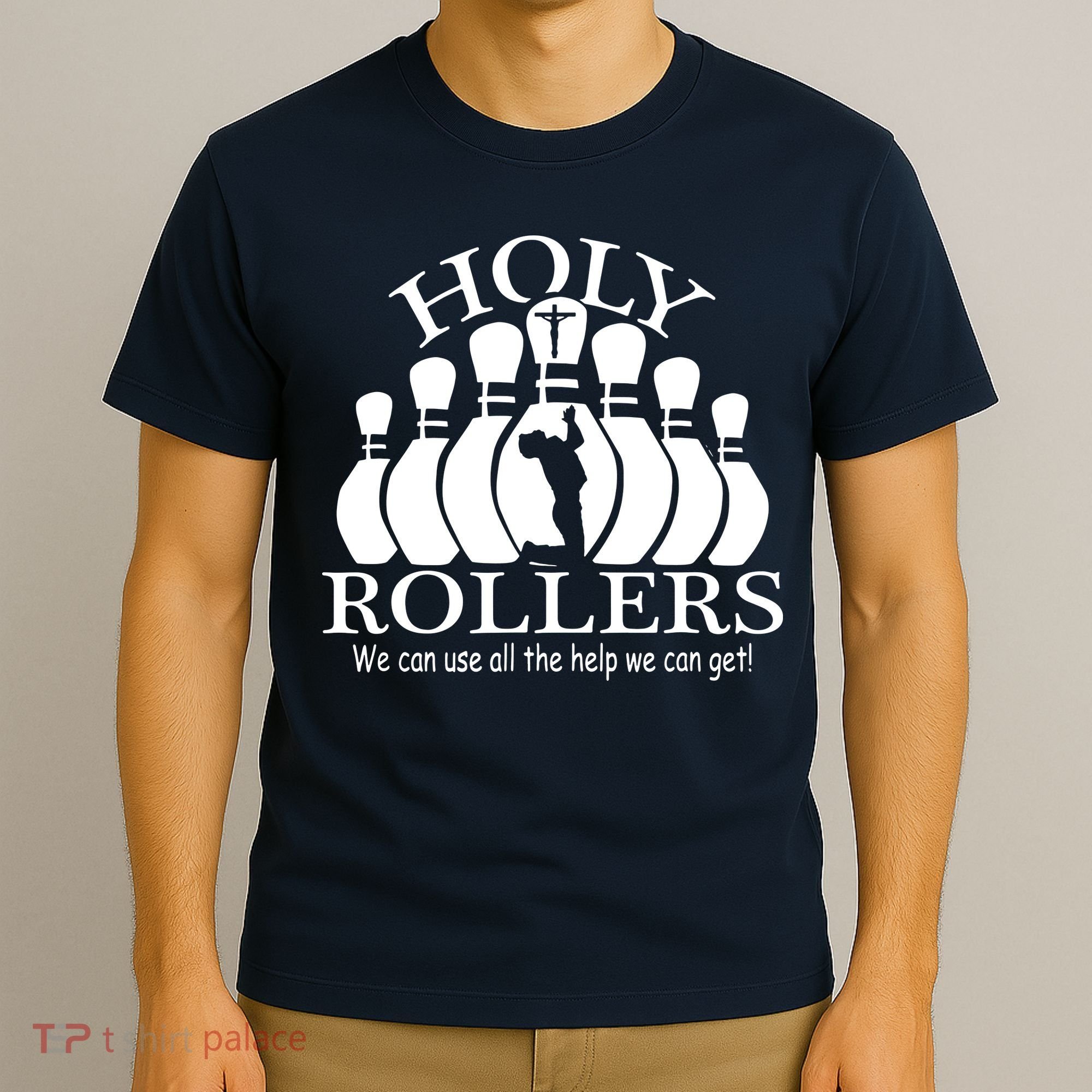 Holy Rollers Matching Bowling Team T-Shirt