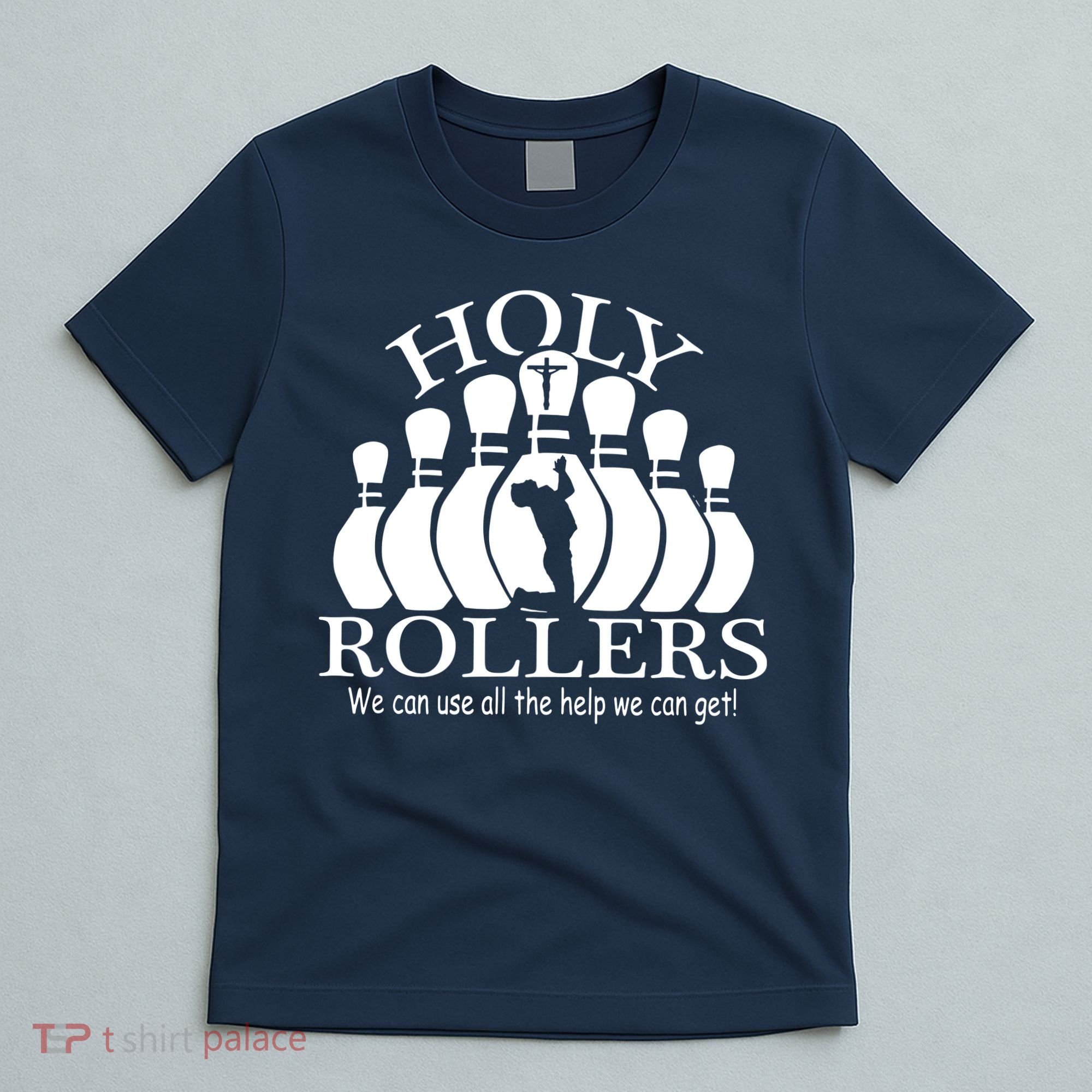 Holy Rollers Matching Bowling Team T-Shirt