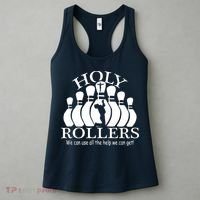 Holy Rollers Matching Bowling Team Women's Tank Top thumb 3