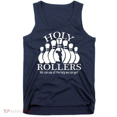 Holy Rollers Matching Bowling Team Tank Top