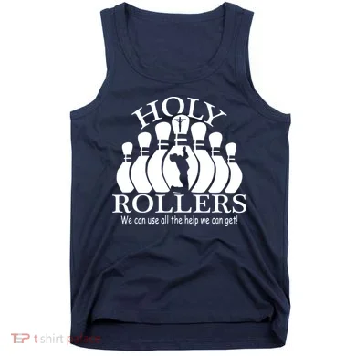 Holy Rollers Matching Bowling Team Tank Top