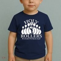 Holy Rollers Matching Bowling Team Toddler T-Shirt thumb 2