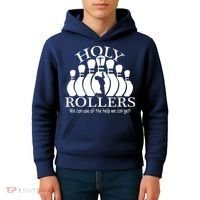 Holy Rollers Matching Bowling Team Kids Hoodie thumb 4
