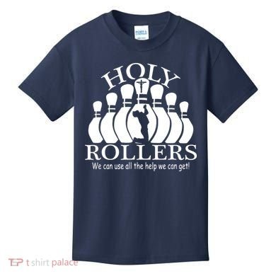 Holy Rollers Matching Bowling Team Kids T-Shirt