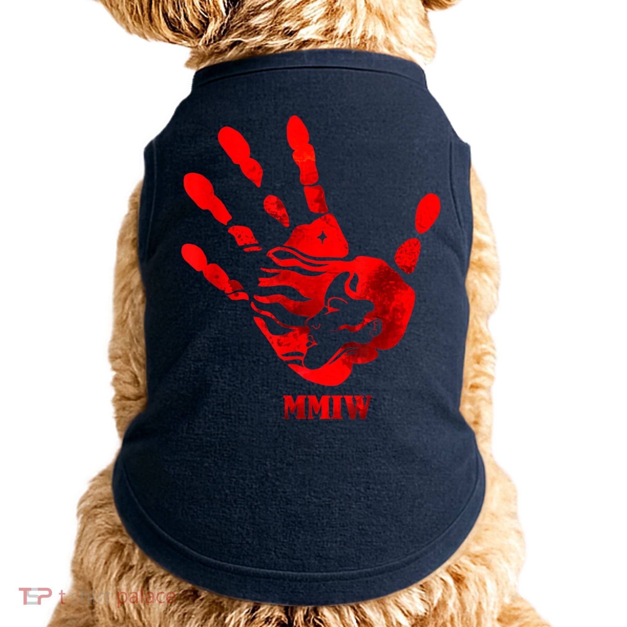 Hand Red MMIW Doggie Tank
