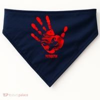 Hand Red MMIW USA-Made Doggie Bandana thumb 0