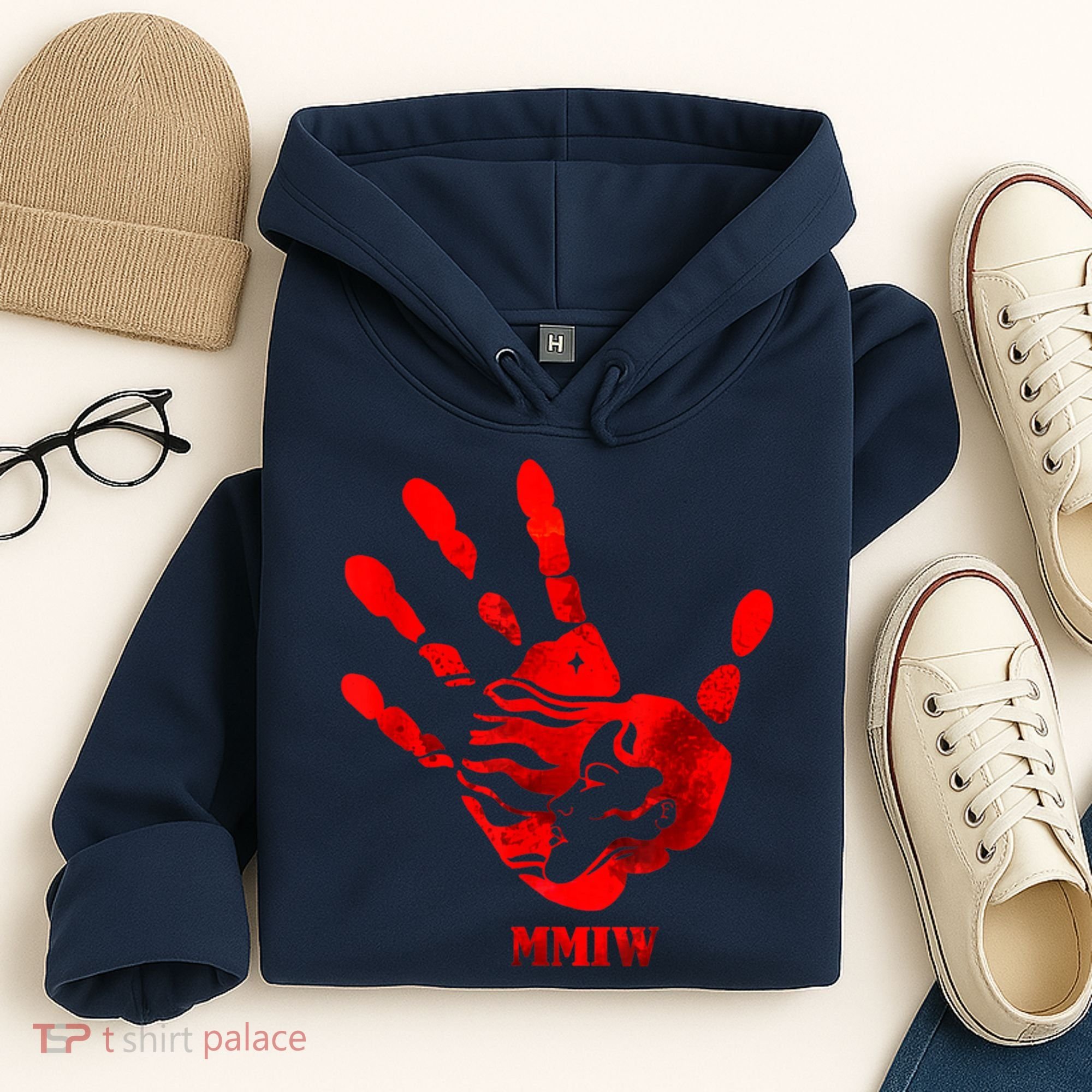 Hand Red MMIW Hoodie