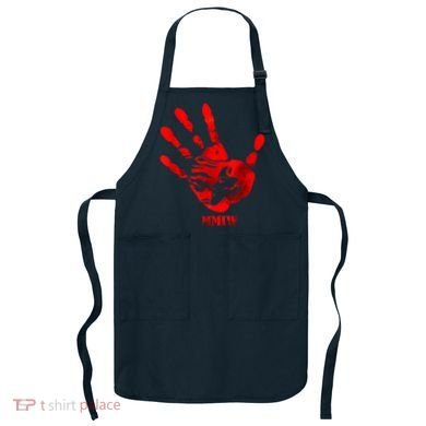 Hand Red MMIW Apron