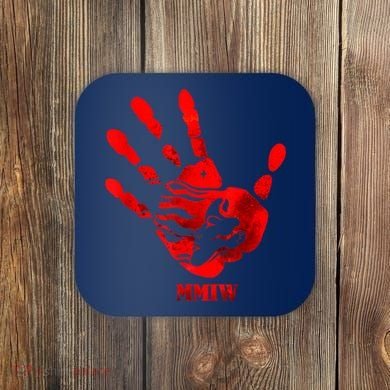 Hand Red MMIW Coaster