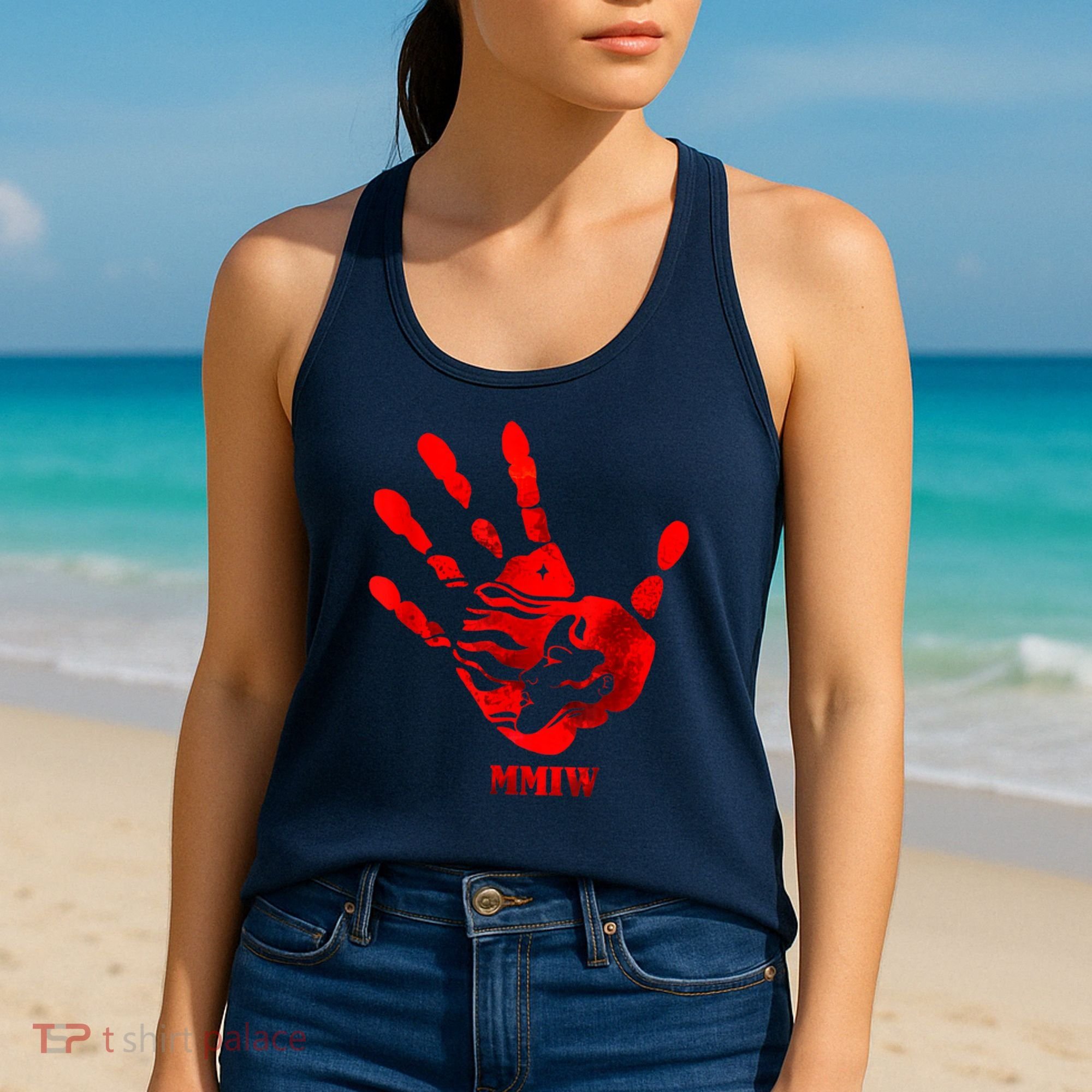 Hand Red MMIW Women's Tank Top
