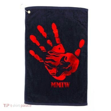 Hand Red MMIW Golf Towel