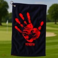 Hand Red MMIW Golf Towel thumb 1