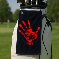 Hand Red MMIW Golf Towel thumb 2