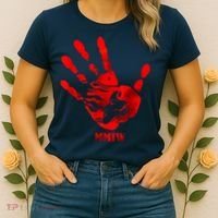 Hand Red MMIW Women's T-Shirt thumb 2