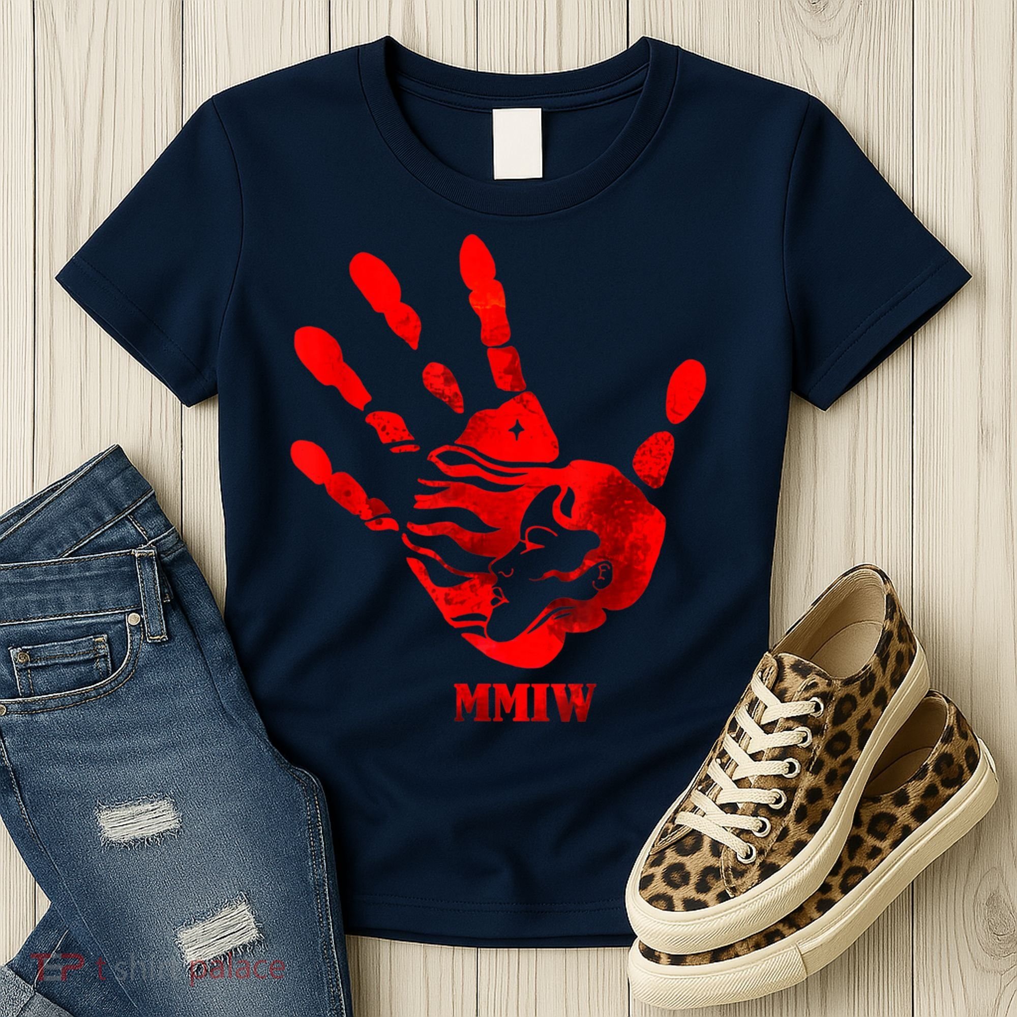 Hand Red MMIW Women's T-Shirt